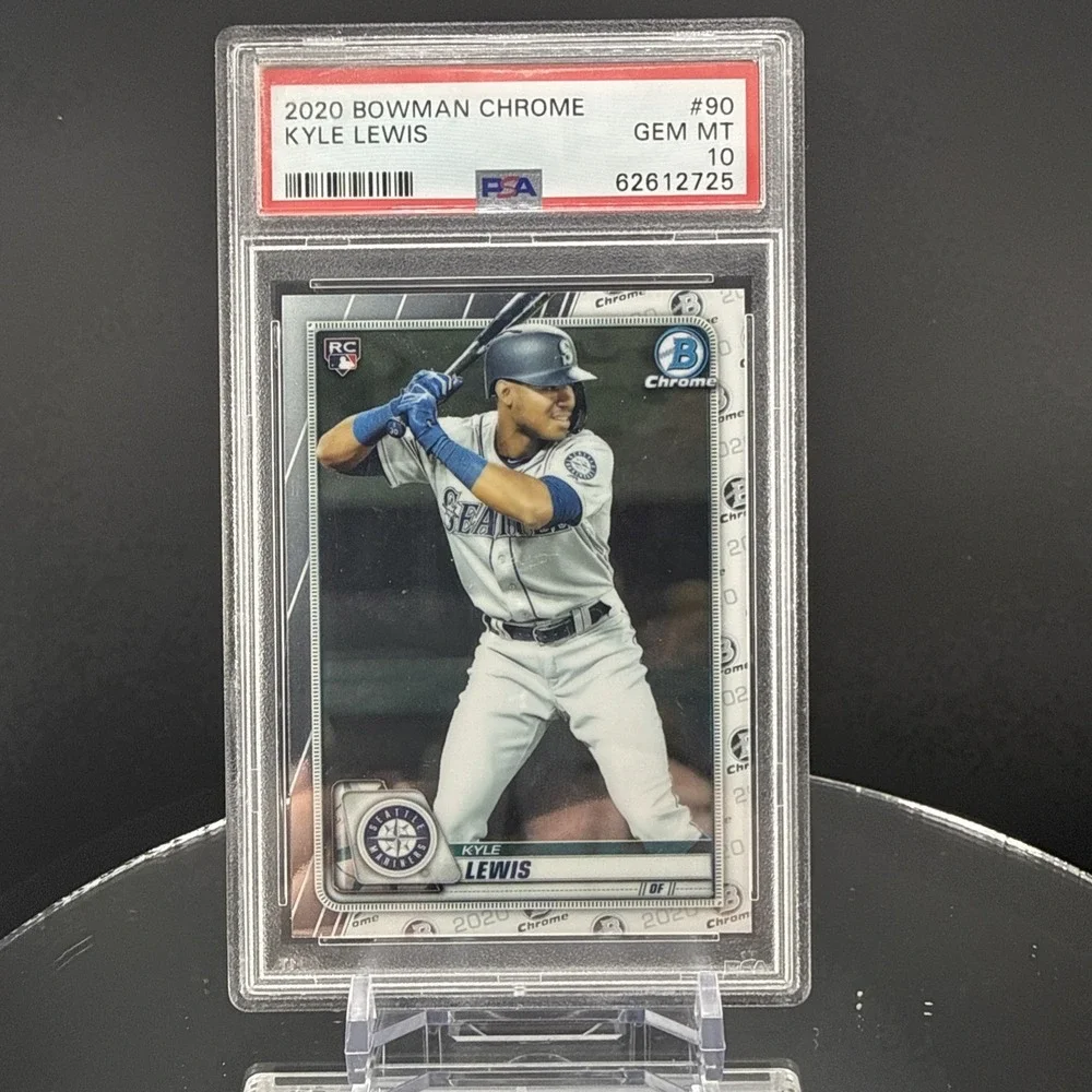 Kyle Lewis 2020 Bowman Chrome RC‎ #90 PSA 10 Seattle Mariners Rookie RC